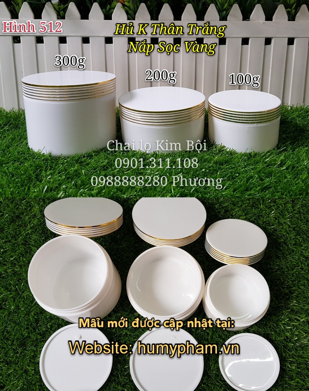 hủ nắp sọc vàng